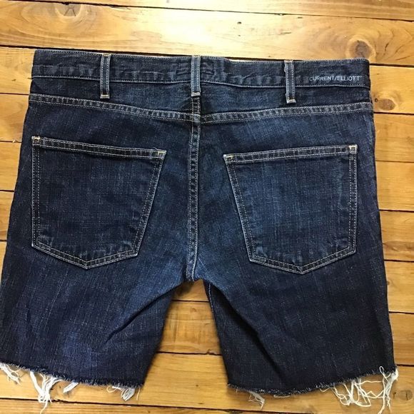 𝅺CURRENT Elliott 30 boyfriend jeans ladies shorts 30 - Picture 3 of 9